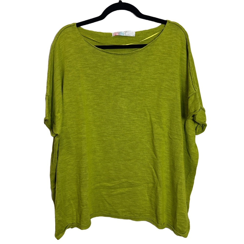 FP Beach by Free People Lime Green Oversized Tee | Size S